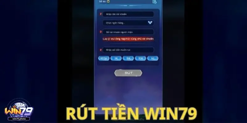 rút tiền Win79