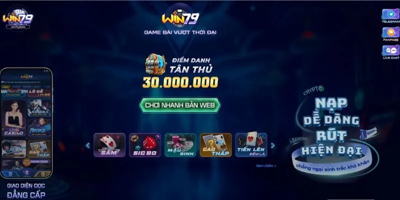 Win79 - Nền tảng cá cược trực tuyến hàng đầu
